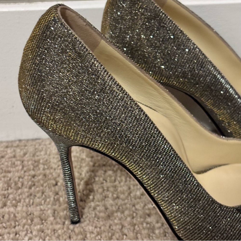 Sarah Flint Elegant Gold Glitter High Heels - size 36​​ - Picture 3 of 8